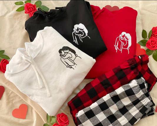 Duo Pijamas Personalizadas Sudadera